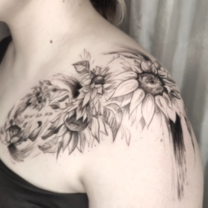sunflower-tattoo