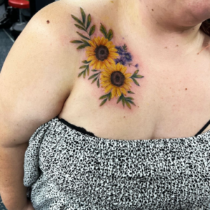 sunflower-tattoo