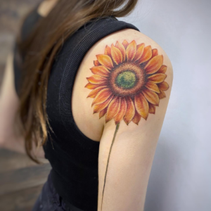 sunflower-tattoo