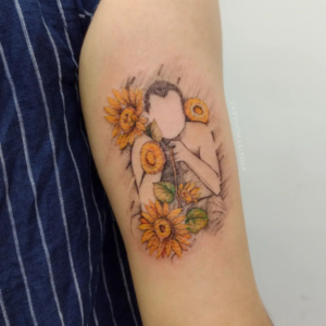 sunflower-tattoo