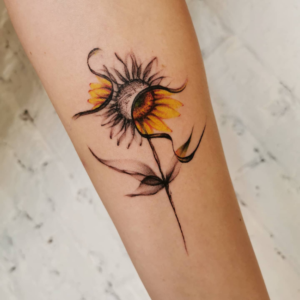 sunflower-tattoo