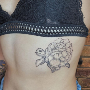 Cute turtle tattoo