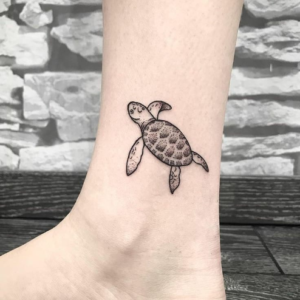 Sea turtle tattoo