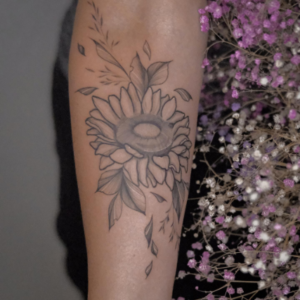 sunflower-tattoo
