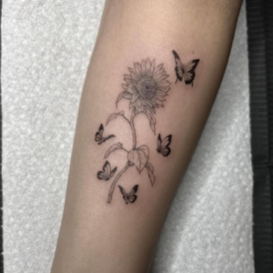 sunflower-tattoo