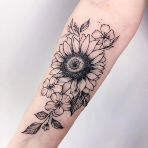 sunflower-tattoo