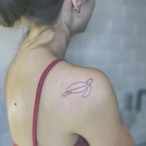 Abstract turtle tattoo