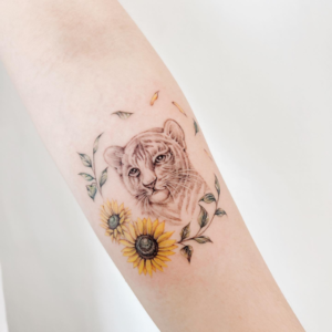 sunflower-tattoo