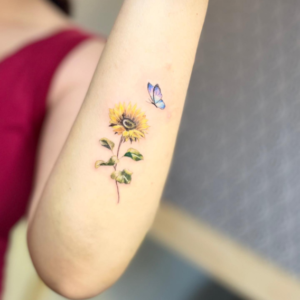 sunflower-tattoo