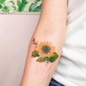 sunflower-tattoo
