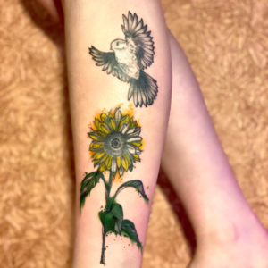 sunflower-tattoo