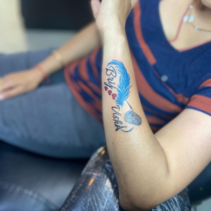 Feather and Infinity Tattoo Ideas