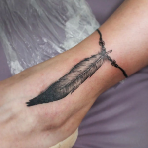Simple Feather Tattoo Ideas
