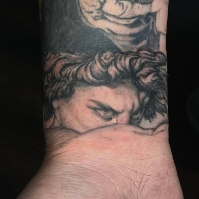 Wrist tattoo by Francisco Perkins