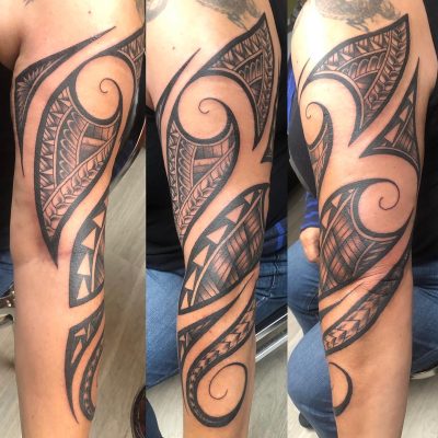 Tribal tattoo by Allen Paulson