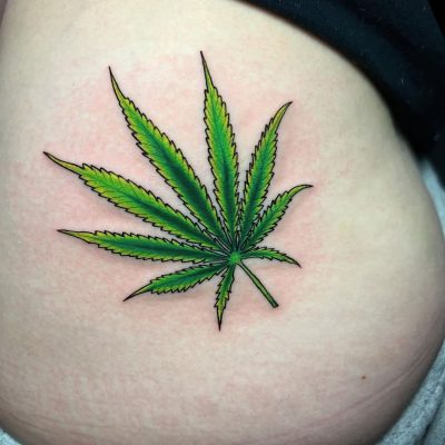 Butt tattoo by Jennifer Rahman