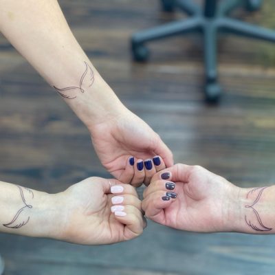 Wrist tattoo by Hannah