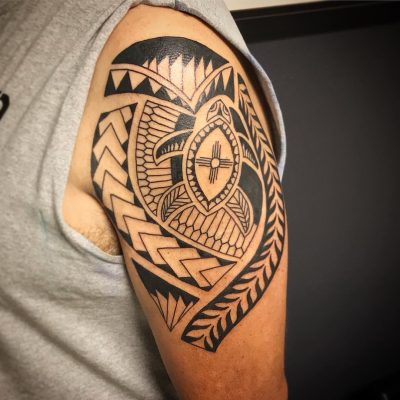 Tribal tattoo by Andrew Montoya