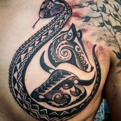 Tribal tattoo by Bart Willis