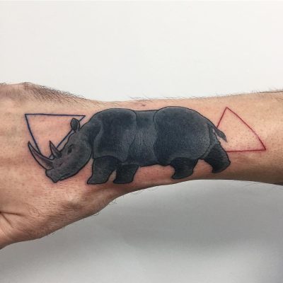 Wrist tattoo by Alessandro Dell’Arno