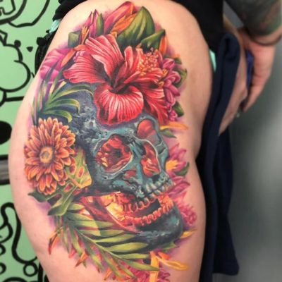 Butt tattoo by Brian