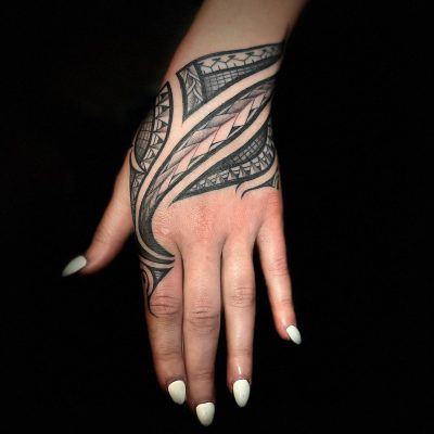 Tribal tattoo by Michael Rosal