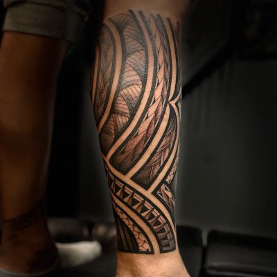 Tribal tattoo by Michael Rosal