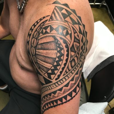 Tribal tattoo by KC Wagner