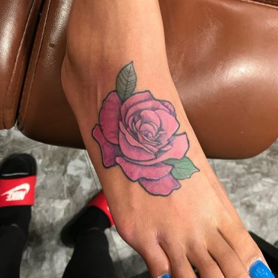 Foot tattoo by Jeremiah Tatum