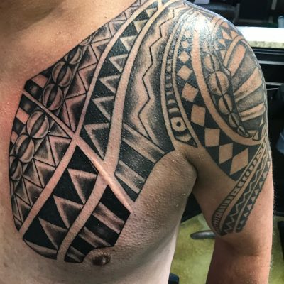 Tribal tattoo by KC Wagner