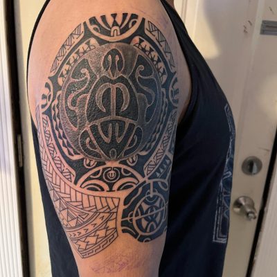 Tribal tattoo by Carl Oydess