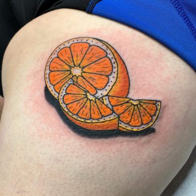 Butt tattoo by Dani Oddo