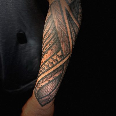 Tribal tattoo by Michael Rosal