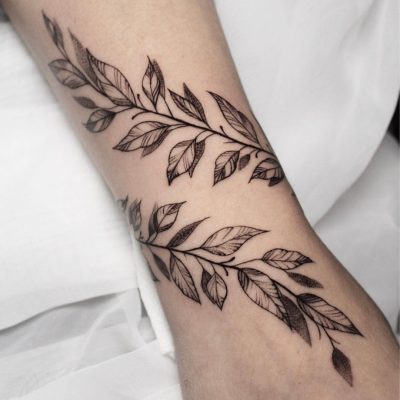 Wrist tattoo by Ana Naumovich