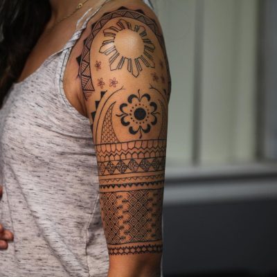 Tribal tattoo by Mason Hemphill