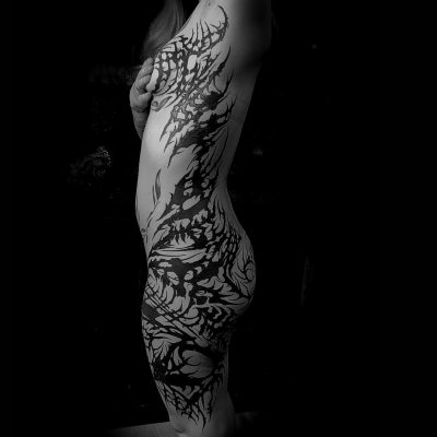 Body suit tattoo by Terry Warn