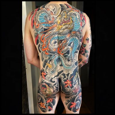 Body suit tattoo by Jon Reiter