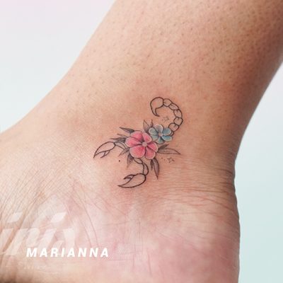 Foot tattoo by Marianna D D King