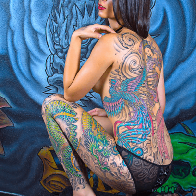 Body suit tattoo by Steve Owen